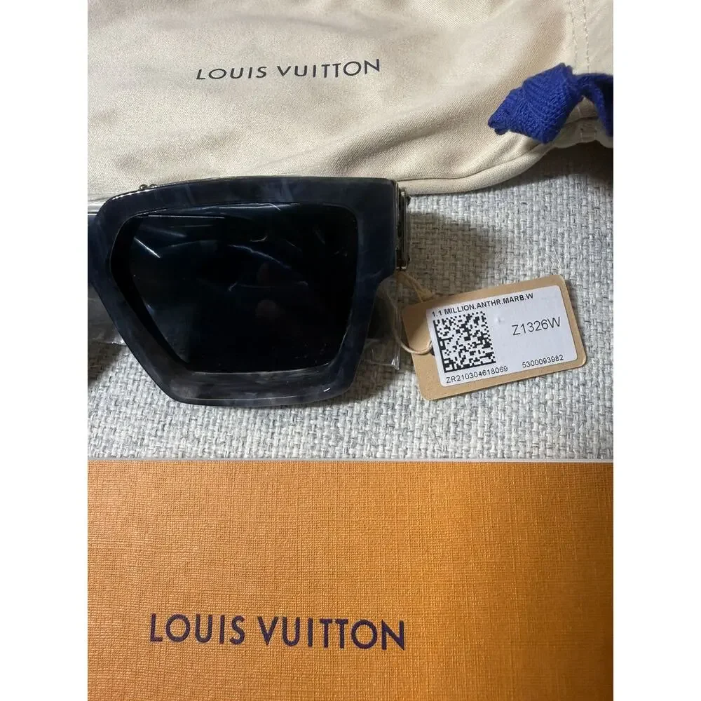 Louis Vuitton 1.1 Million Sunglasses Anthracite Gray Marble